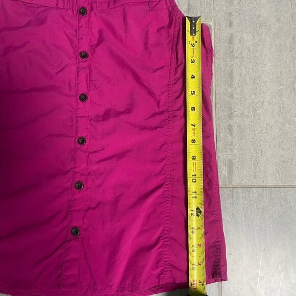 EMS Eastern Mountain Sports Sleeveless Collared Hiking Button Down Shirt Pink XS - Picture 5 of 9